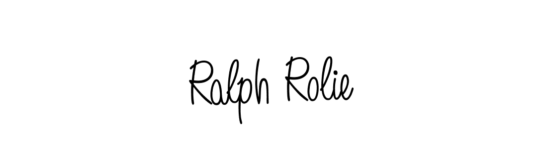 Also we have Ralph Rolie name is the best signature style. Create professional handwritten signature collection using Angelique-Rose-font-FFP autograph style. Ralph Rolie signature style 5 images and pictures png