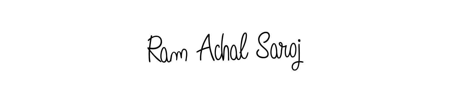 How to make Ram Achal Saroj signature? Angelique-Rose-font-FFP is a professional autograph style. Create handwritten signature for Ram Achal Saroj name. Ram Achal Saroj signature style 5 images and pictures png
