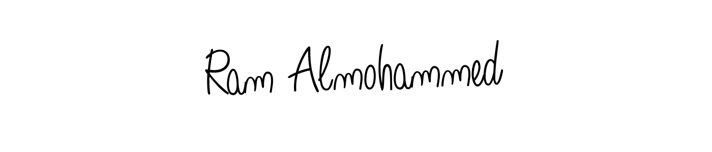 Angelique-Rose-font-FFP is a professional signature style that is perfect for those who want to add a touch of class to their signature. It is also a great choice for those who want to make their signature more unique. Get Ram Almohammed name to fancy signature for free. Ram Almohammed signature style 5 images and pictures png
