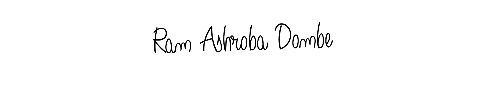 if you are searching for the best signature style for your name Ram Ashroba Dombe. so please give up your signature search. here we have designed multiple signature styles  using Angelique-Rose-font-FFP. Ram Ashroba Dombe signature style 5 images and pictures png