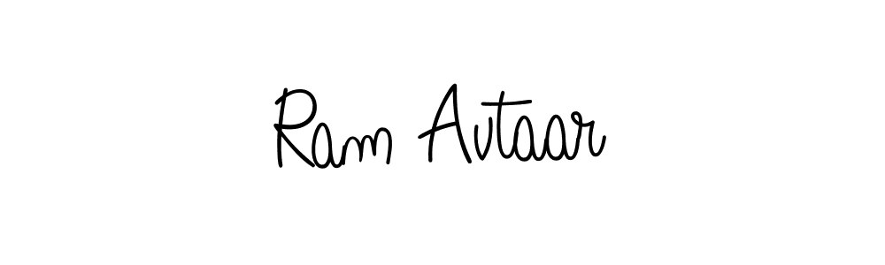 Design your own signature with our free online signature maker. With this signature software, you can create a handwritten (Angelique-Rose-font-FFP) signature for name Ram Avtaar. Ram Avtaar signature style 5 images and pictures png