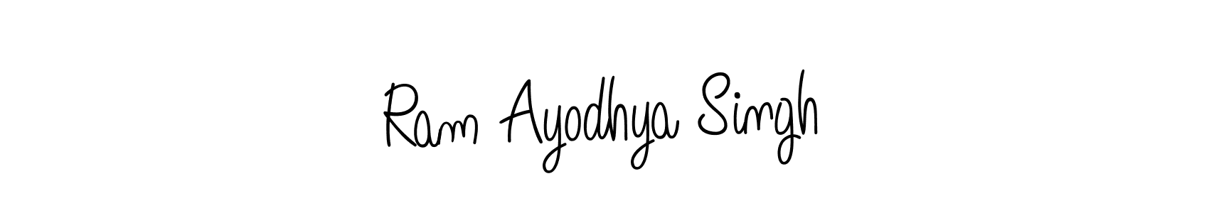 Once you've used our free online signature maker to create your best signature Angelique-Rose-font-FFP style, it's time to enjoy all of the benefits that Ram Ayodhya Singh name signing documents. Ram Ayodhya Singh signature style 5 images and pictures png