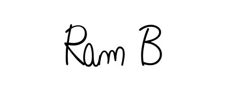 Explore multiple handwriting variations for Ram B including this stunning Angelique-Rose-font-FFP design. Free to use across all platforms. Ram B signature style 5 images and pictures png