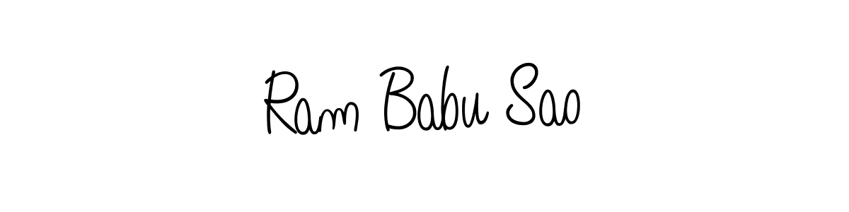 Make a short Ram Babu Sao signature style. Manage your documents anywhere anytime using Angelique-Rose-font-FFP. Create and add eSignatures, submit forms, share and send files easily. Ram Babu Sao signature style 5 images and pictures png