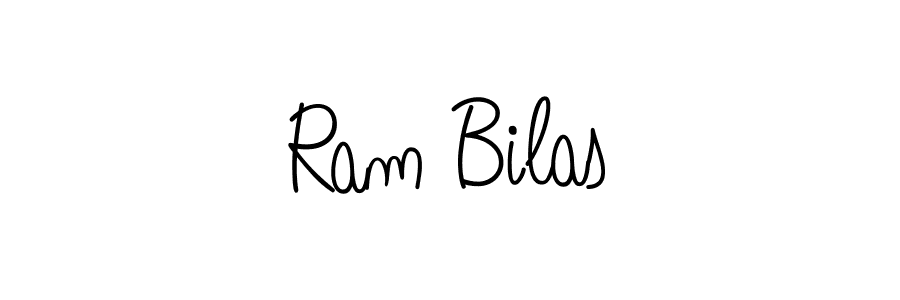 You should practise on your own different ways (Angelique-Rose-font-FFP) to write your name (Ram Bilas) in signature. don't let someone else do it for you. Ram Bilas signature style 5 images and pictures png