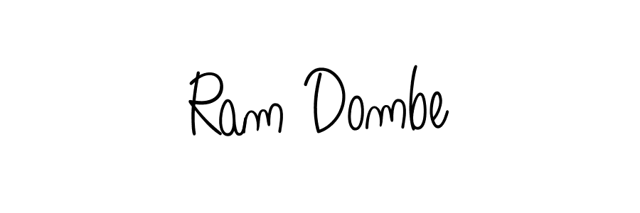 Ram Dombe stylish signature style. Best Handwritten Sign (Angelique-Rose-font-FFP) for my name. Handwritten Signature Collection Ideas for my name Ram Dombe. Ram Dombe signature style 5 images and pictures png