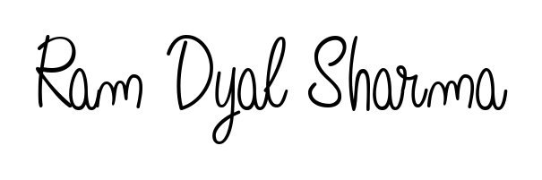 The Angelique-Rose-font-FFP handwriting style adds charm and authenticity to name Ram Dyal Sharma. A wonderful choice for personal thank-you notes. Ram Dyal Sharma signature style 5 images and pictures png