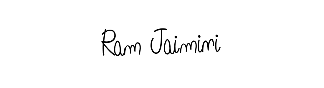 Design your own signature with our free online signature maker. With this signature software, you can create a handwritten (Angelique-Rose-font-FFP) signature for name Ram Jaimini. Ram Jaimini signature style 5 images and pictures png