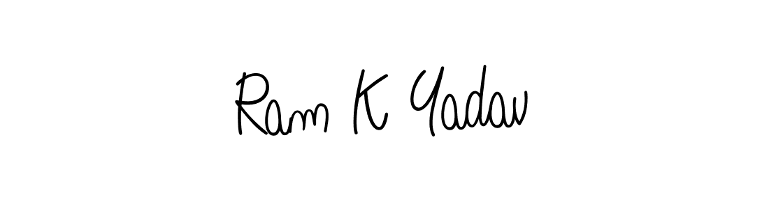 Also You can easily find your signature by using the search form. We will create Ram K Yadav name handwritten signature images for you free of cost using Angelique-Rose-font-FFP sign style. Ram K Yadav signature style 5 images and pictures png