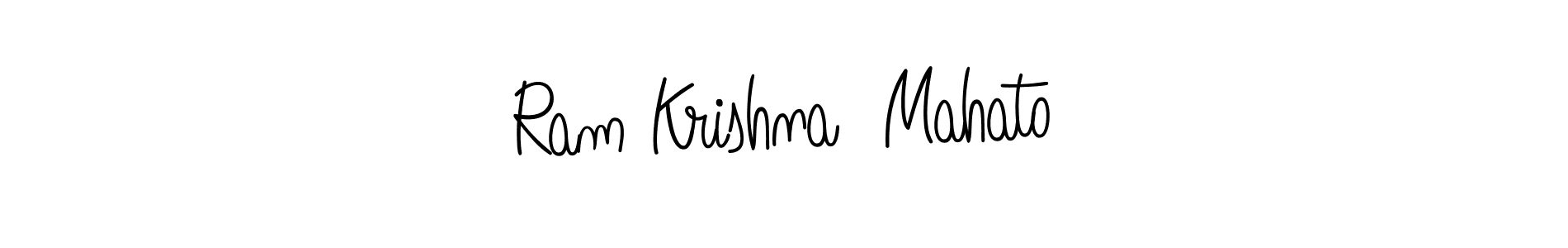 Create a beautiful signature design for name Ram Krishna  Mahato. With this signature (Angelique-Rose-font-FFP) fonts, you can make a handwritten signature for free. Ram Krishna  Mahato signature style 5 images and pictures png