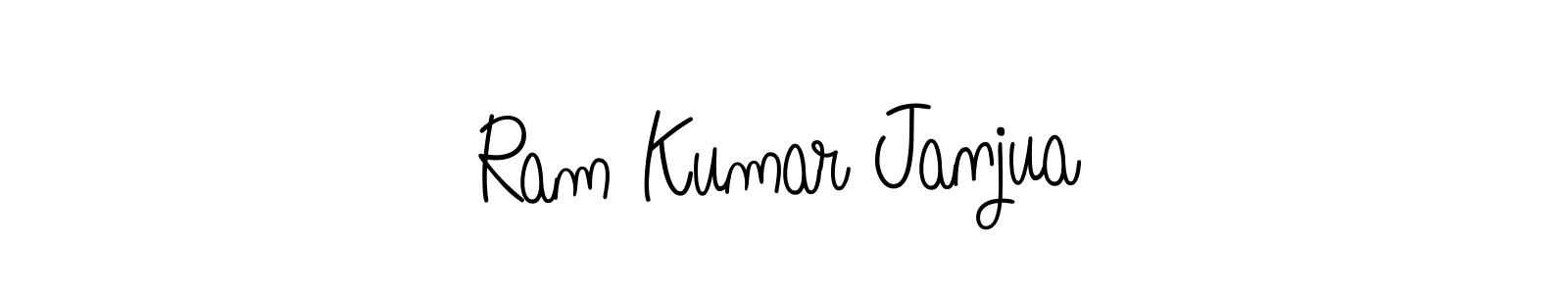 Ram Kumar Janjua stylish signature style. Best Handwritten Sign (Angelique-Rose-font-FFP) for my name. Handwritten Signature Collection Ideas for my name Ram Kumar Janjua. Ram Kumar Janjua signature style 5 images and pictures png