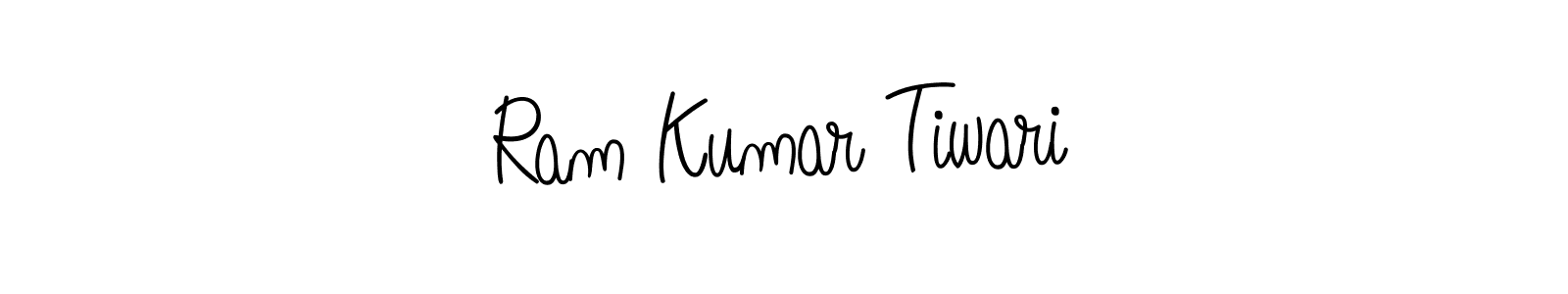 Use a signature maker to create a handwritten signature online. With this signature software, you can design (Angelique-Rose-font-FFP) your own signature for name Ram Kumar Tiwari. Ram Kumar Tiwari signature style 5 images and pictures png