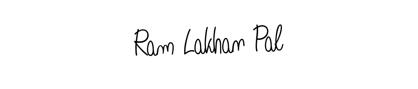 The best way (Angelique-Rose-font-FFP) to make a short signature is to pick only two or three words in your name. The name Ram Lakhan Pal include a total of six letters. For converting this name. Ram Lakhan Pal signature style 5 images and pictures png