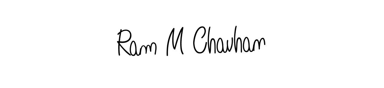 if you are searching for the best signature style for your name Ram M Chavhan. so please give up your signature search. here we have designed multiple signature styles  using Angelique-Rose-font-FFP. Ram M Chavhan signature style 5 images and pictures png