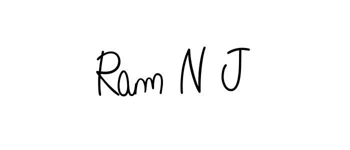 Here are the top 10 professional signature styles for the name Ram N J. These are the best autograph styles you can use for your name. Ram N J signature style 5 images and pictures png