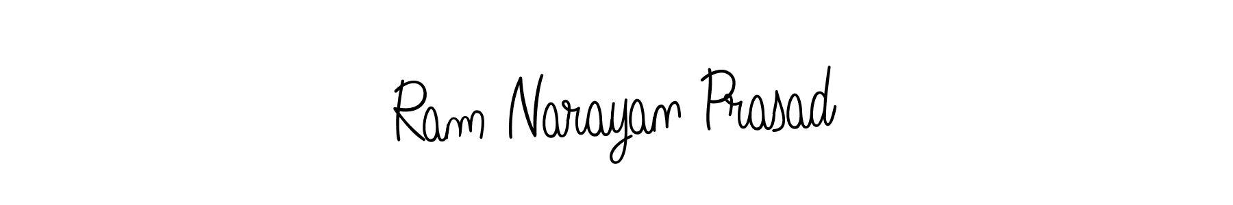 Make a beautiful signature design for name Ram Narayan Prasad. With this signature (Angelique-Rose-font-FFP) style, you can create a handwritten signature for free. Ram Narayan Prasad signature style 5 images and pictures png