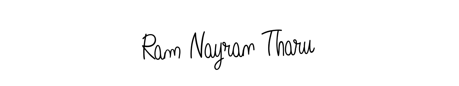 Create a beautiful signature design for name Ram Nayran Tharu. With this signature (Angelique-Rose-font-FFP) fonts, you can make a handwritten signature for free. Ram Nayran Tharu signature style 5 images and pictures png