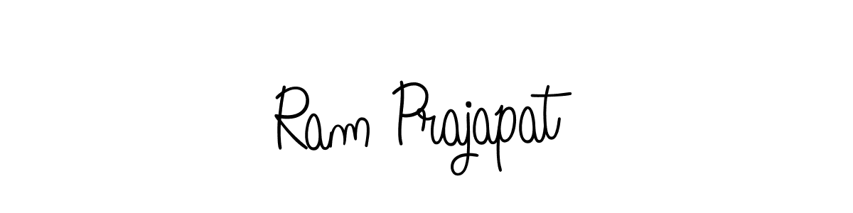 How to make Ram Prajapat name signature. Use Angelique-Rose-font-FFP style for creating short signs online. This is the latest handwritten sign. Ram Prajapat signature style 5 images and pictures png