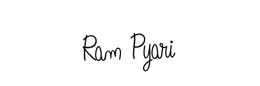 Angelique-Rose-font-FFP is a professional signature style that is perfect for those who want to add a touch of class to their signature. It is also a great choice for those who want to make their signature more unique. Get Ram Pyari name to fancy signature for free. Ram Pyari signature style 5 images and pictures png