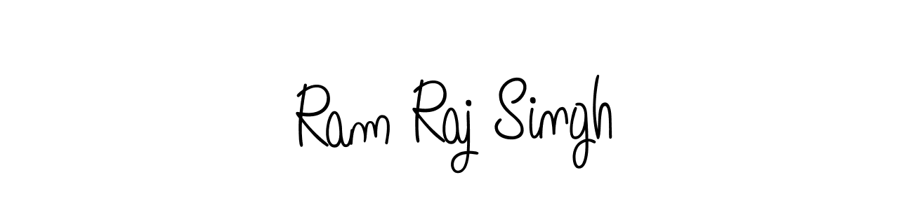 You should practise on your own different ways (Angelique-Rose-font-FFP) to write your name (Ram Raj Singh) in signature. don't let someone else do it for you. Ram Raj Singh signature style 5 images and pictures png