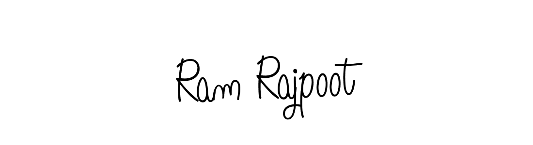 How to make Ram Rajpoot name signature. Use Angelique-Rose-font-FFP style for creating short signs online. This is the latest handwritten sign. Ram Rajpoot signature style 5 images and pictures png