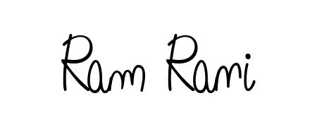 Enhance your business communications with Ram Rani signature in Angelique-Rose-font-FFP lettering. Clean, modern, and universally compatible. Ram Rani signature style 5 images and pictures png