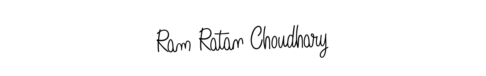 Use a signature maker to create a handwritten signature online. With this signature software, you can design (Angelique-Rose-font-FFP) your own signature for name Ram Ratan Choudhary. Ram Ratan Choudhary signature style 5 images and pictures png