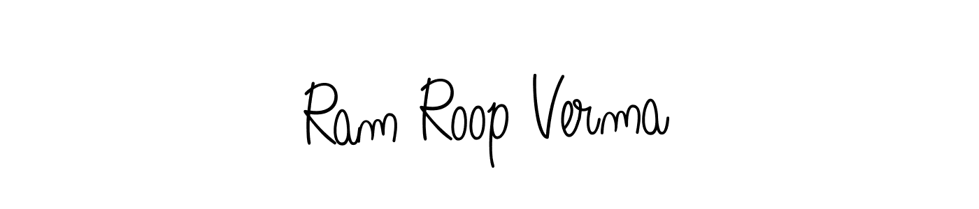 Design your own signature with our free online signature maker. With this signature software, you can create a handwritten (Angelique-Rose-font-FFP) signature for name Ram Roop Verma. Ram Roop Verma signature style 5 images and pictures png