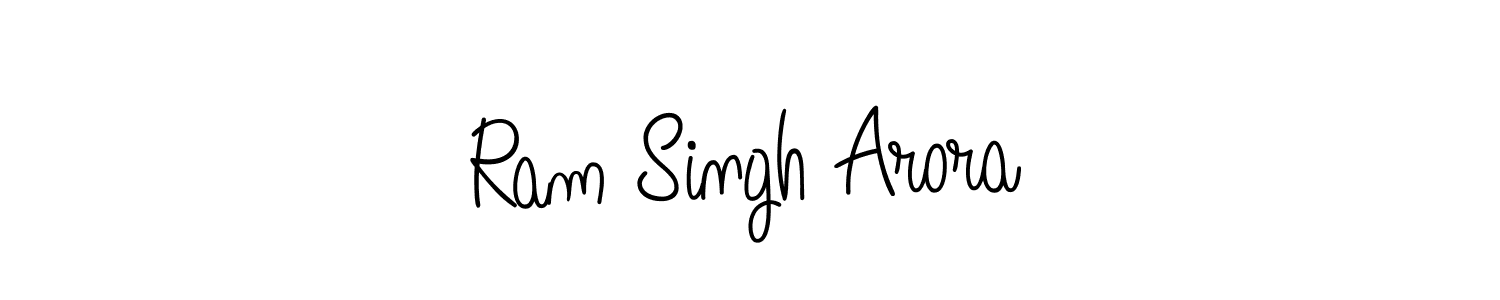 Also You can easily find your signature by using the search form. We will create Ram Singh Arora name handwritten signature images for you free of cost using Angelique-Rose-font-FFP sign style. Ram Singh Arora signature style 5 images and pictures png