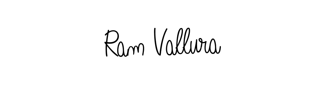 Use a signature maker to create a handwritten signature online. With this signature software, you can design (Angelique-Rose-font-FFP) your own signature for name Ram Vallura. Ram Vallura signature style 5 images and pictures png