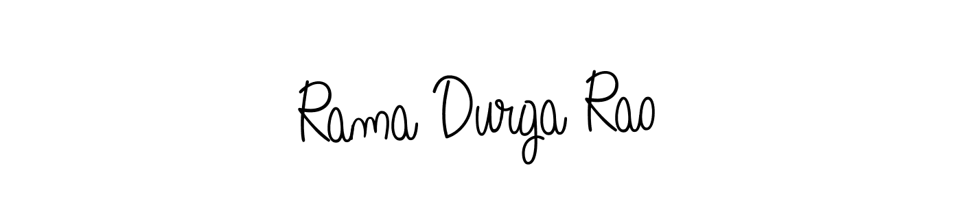 Rama Durga Rao stylish signature style. Best Handwritten Sign (Angelique-Rose-font-FFP) for my name. Handwritten Signature Collection Ideas for my name Rama Durga Rao. Rama Durga Rao signature style 5 images and pictures png