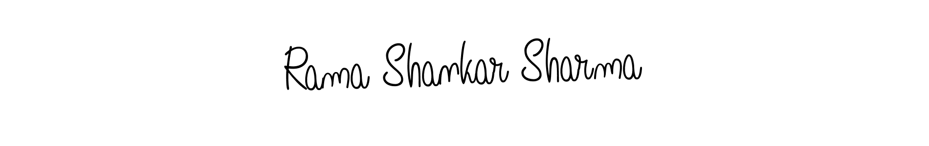 Create a beautiful signature design for name Rama Shankar Sharma. With this signature (Angelique-Rose-font-FFP) fonts, you can make a handwritten signature for free. Rama Shankar Sharma signature style 5 images and pictures png