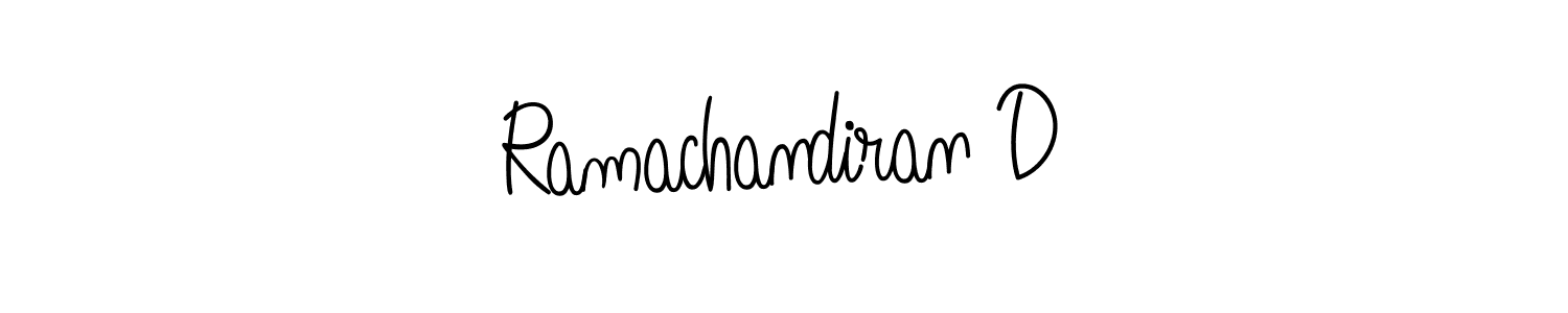 You can use this online signature creator to create a handwritten signature for the name Ramachandiran D. This is the best online autograph maker. Ramachandiran D signature style 5 images and pictures png