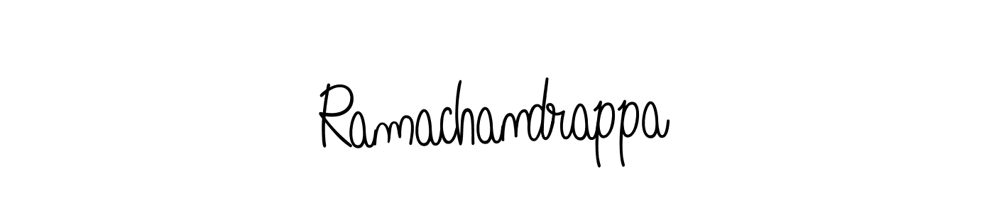 You should practise on your own different ways (Angelique-Rose-font-FFP) to write your name (Ramachandrappa) in signature. don't let someone else do it for you. Ramachandrappa signature style 5 images and pictures png