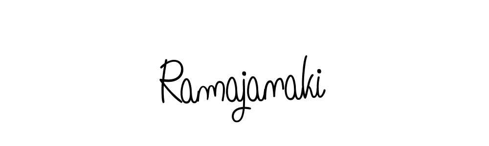 You should practise on your own different ways (Angelique-Rose-font-FFP) to write your name (Ramajanaki) in signature. don't let someone else do it for you. Ramajanaki signature style 5 images and pictures png