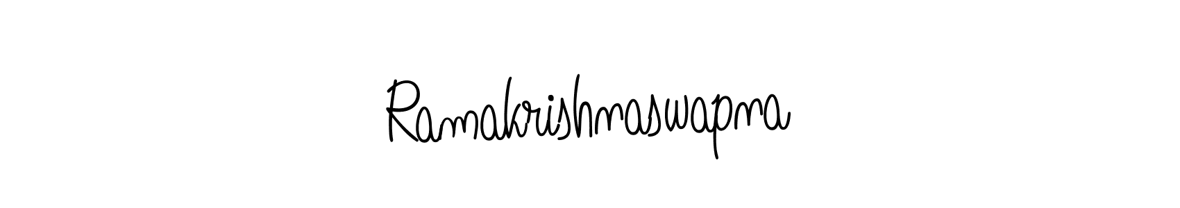 This is the best signature style for the Ramakrishnaswapna name. Also you like these signature font (Angelique-Rose-font-FFP). Mix name signature. Ramakrishnaswapna signature style 5 images and pictures png