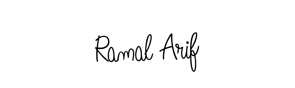 Also You can easily find your signature by using the search form. We will create Ramal Arif name handwritten signature images for you free of cost using Angelique-Rose-font-FFP sign style. Ramal Arif signature style 5 images and pictures png