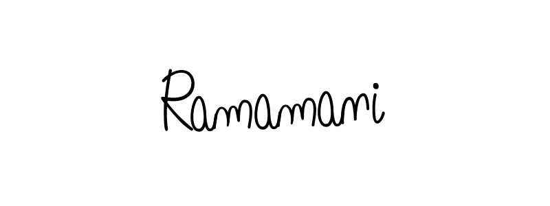 Make a beautiful signature design for name Ramamani. Use this online signature maker to create a handwritten signature for free. Ramamani signature style 5 images and pictures png