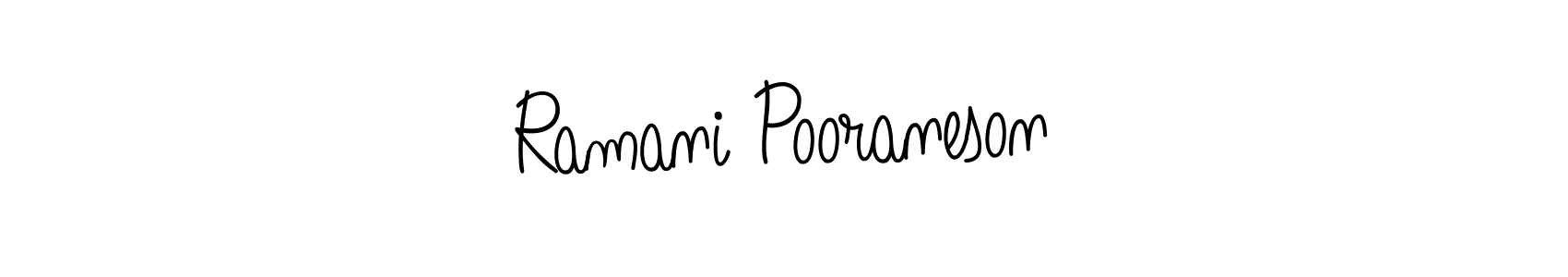 This is the best signature style for the Ramani Pooraneson name. Also you like these signature font (Angelique-Rose-font-FFP). Mix name signature. Ramani Pooraneson signature style 5 images and pictures png
