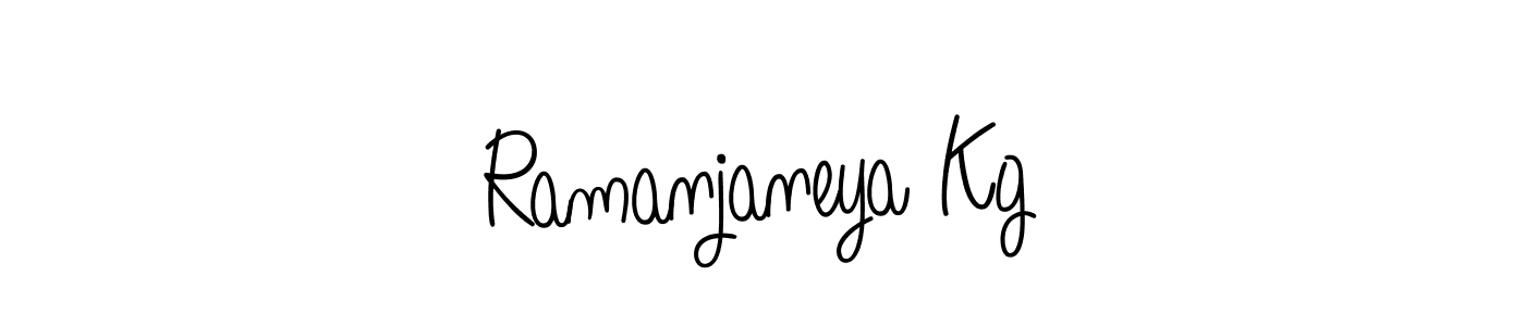 Also You can easily find your signature by using the search form. We will create Ramanjaneya Kg name handwritten signature images for you free of cost using Angelique-Rose-font-FFP sign style. Ramanjaneya Kg signature style 5 images and pictures png