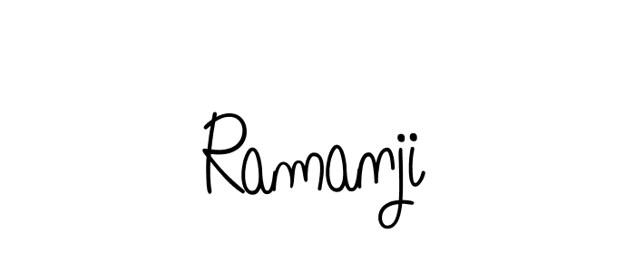 How to make Ramanji signature? Angelique-Rose-font-FFP is a professional autograph style. Create handwritten signature for Ramanji name. Ramanji signature style 5 images and pictures png