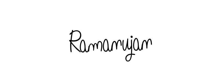 Create a beautiful signature design for name Ramanujan. With this signature (Angelique-Rose-font-FFP) fonts, you can make a handwritten signature for free. Ramanujan signature style 5 images and pictures png