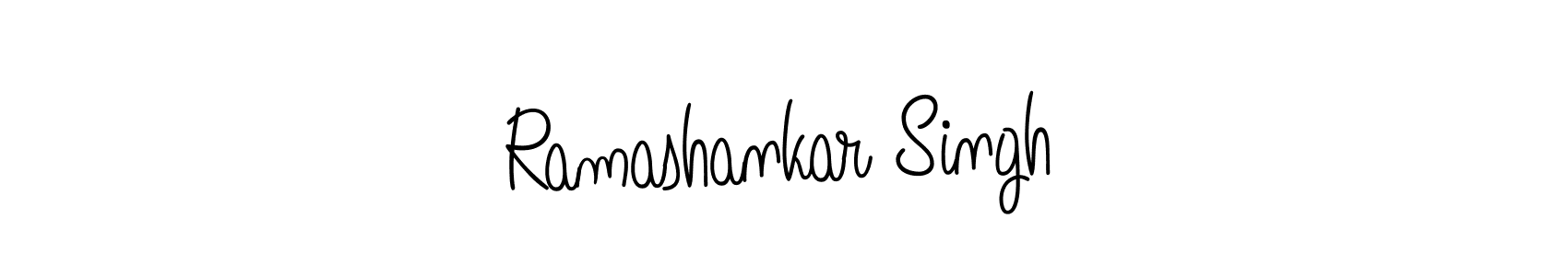 Create a beautiful signature design for name Ramashankar Singh. With this signature (Angelique-Rose-font-FFP) fonts, you can make a handwritten signature for free. Ramashankar Singh signature style 5 images and pictures png