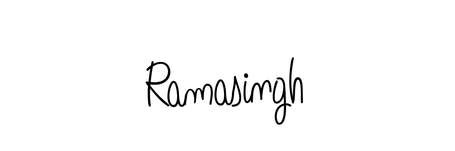 Ramasingh stylish signature style. Best Handwritten Sign (Angelique-Rose-font-FFP) for my name. Handwritten Signature Collection Ideas for my name Ramasingh. Ramasingh signature style 5 images and pictures png