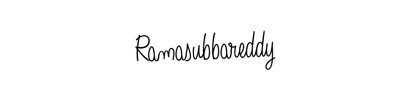 Also You can easily find your signature by using the search form. We will create Ramasubbareddy name handwritten signature images for you free of cost using Angelique-Rose-font-FFP sign style. Ramasubbareddy signature style 5 images and pictures png