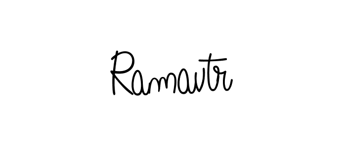 How to make Ramavtr signature? Angelique-Rose-font-FFP is a professional autograph style. Create handwritten signature for Ramavtr name. Ramavtr signature style 5 images and pictures png