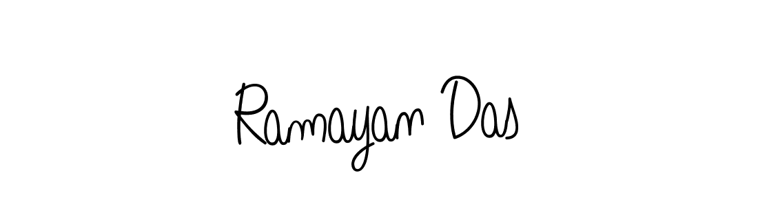 Also we have Ramayan Das name is the best signature style. Create professional handwritten signature collection using Angelique-Rose-font-FFP autograph style. Ramayan Das signature style 5 images and pictures png