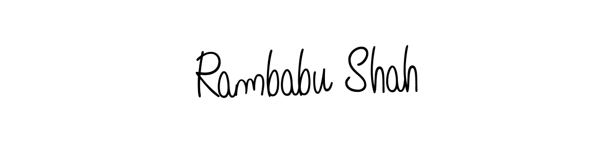 Once you've used our free online signature maker to create your best signature Angelique-Rose-font-FFP style, it's time to enjoy all of the benefits that Rambabu Shah name signing documents. Rambabu Shah signature style 5 images and pictures png