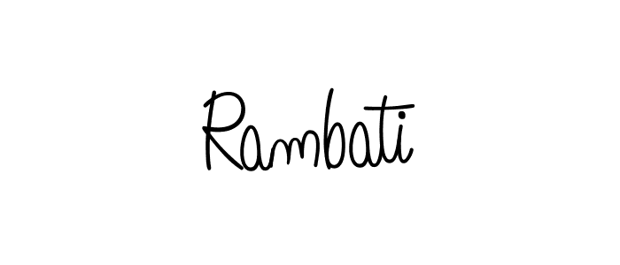 Here are the top 10 professional signature styles for the name Rambati. These are the best autograph styles you can use for your name. Rambati signature style 5 images and pictures png