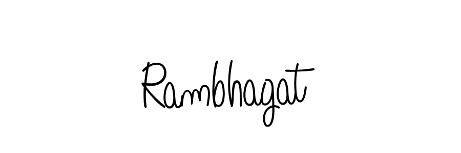 The best way (Angelique-Rose-font-FFP) to make a short signature is to pick only two or three words in your name. The name Rambhagat include a total of six letters. For converting this name. Rambhagat signature style 5 images and pictures png